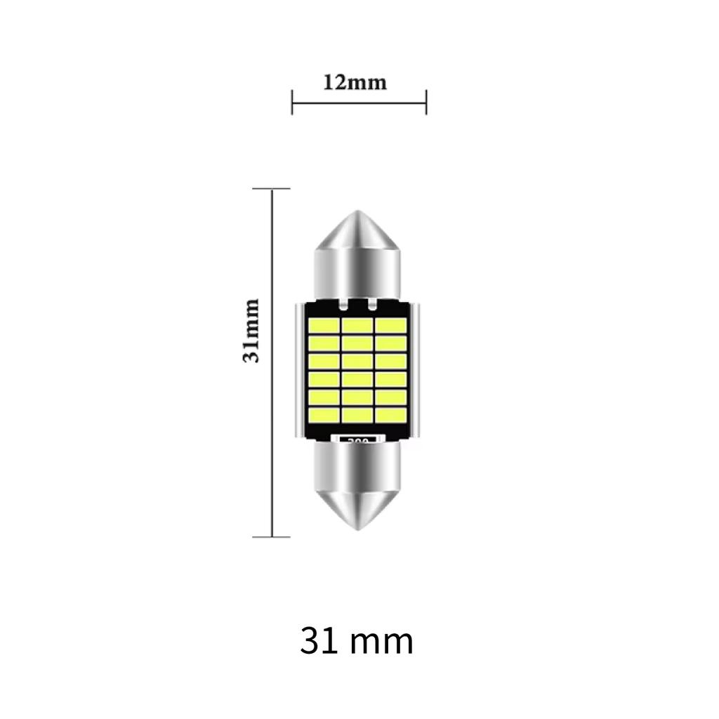 10x Led Festoon 41mm 39mm 36mm 31mm C5w Interior light Reading light Dome lights Canbus License plate light Camping light 12V
