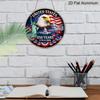 2D Flat, 1pc Round Aluminum Sign for The American 250Th Anniversary, A Patriotic Aluminium Art Decoration for The Home, Celebraaluminiumg American
