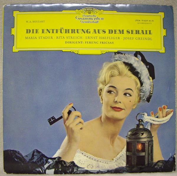 

LP Record W. A. MOZART, MARIA STADER, RITA ST - Die Entfuhrung Aus Dem Serail Quers LPEM19409 Deutsche Grammo Germany Classical Used