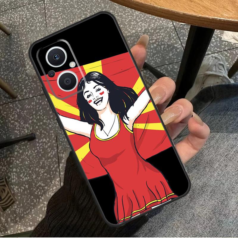 Macedonia Passport Case For OPPO Find X6 Pro X3 X2 Neo X5 Lite OPPO Reno 6 Lite 4 5 7 8 10 8T 5Z 2Z 4Z Coque