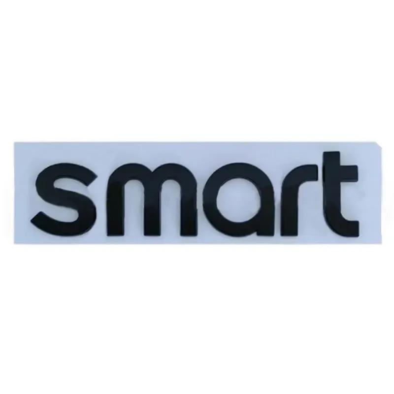 SMART big small letter badge car stickers for Mercedes benz smart front hood  rear trunk labels refit car accessories