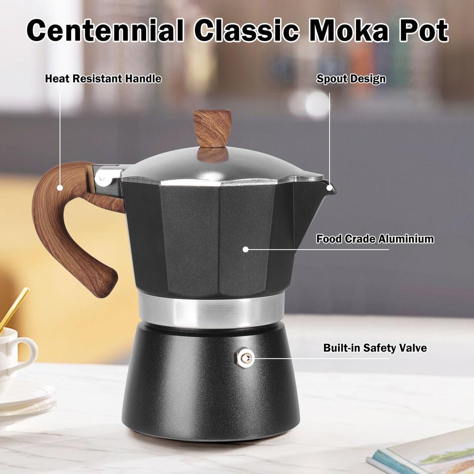 Moka Pot Set Hand Brewed Coffee Set Espresso Maker Coffee Machine Set