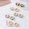 Korean Chinese Style Earrings Classic Hoop Ear Buckle Cute Round Small Hoop  Jewelry