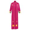 Mittelalterliches Priesterkostüm Set Mit Kreuzstickerei Für Halloween Cosplay Und Bühnenauftritte