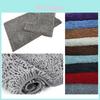Ultra Absorbent 2 Piece Bath Mat Set Non-slip Toilet Pedestal Soft Foam Shaggy Chenille Rug