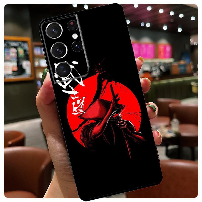 

Красное Солнце Японское Аниме Чехол для Телефона Для Samsung Galaxy S25 Ultra S21 S22 S23 S24 Ultra S9 S10 Plus S24 S25 FE Чехол Galaxy S23 FE