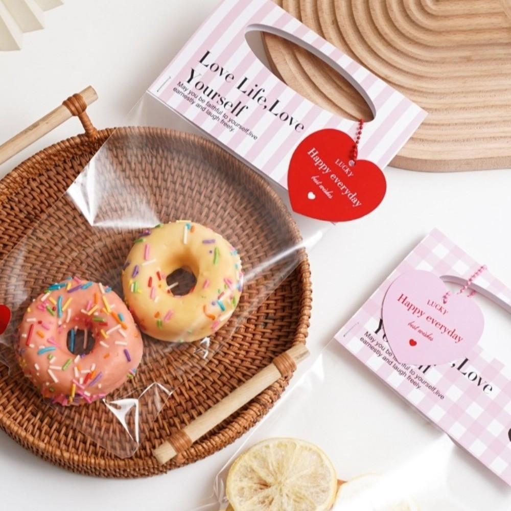 50 Pcs/pack Creative Heart Shape Packaging Hang Labels Heart Color Printing DIY Happy Every Day Tags Thanks Card Gift Decor