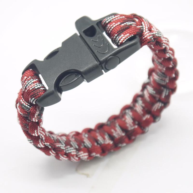 OLOMM Multifunctional Outdoor Survival Paracord Bracelet