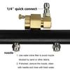 2in1 Road Bars and 90 Degree Bar High Pressure Car Chassis Washer Brush Ground Cleaning Floor Washing Wheel with 2 Straight