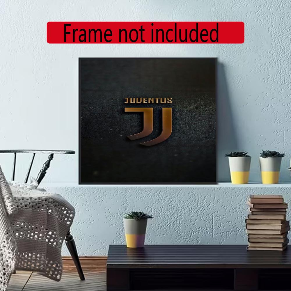 Juventus 5D Diamond Painting Round Diamond Rhinestones Mosaic Diamond Embroidery Wall Paintings Rhinestones Gift Frameless
