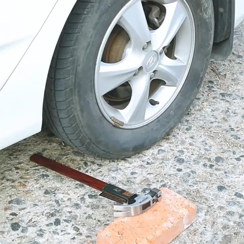 Multifunctional Steel Hammer with Automatic Nail Suction Non Slip Grip for Woodworking and Home Repair