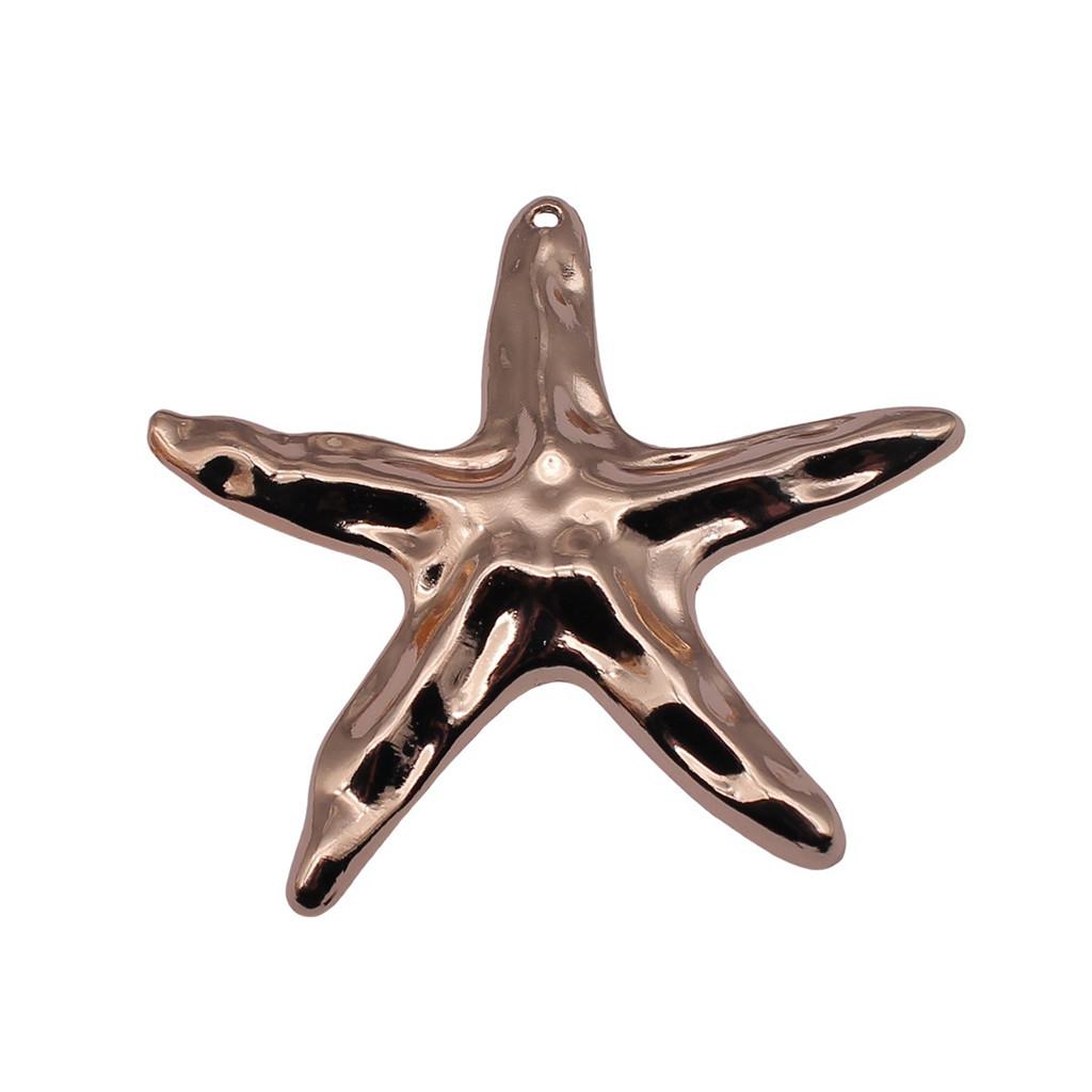 Starfish Charms Multi Color Metal Pendants For Beach Themed DIY Jewelry Accessories