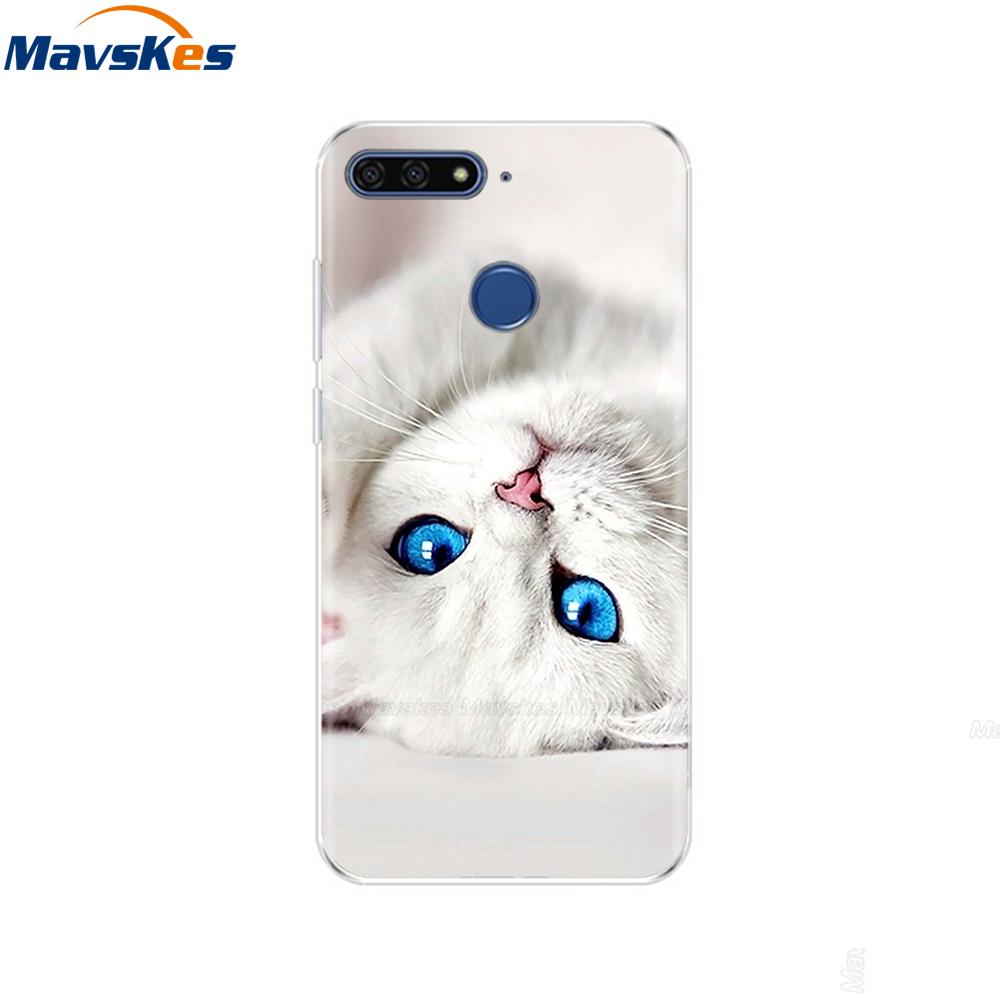 Case For Huawei Honor 7C Case On Huawei Honor7C 5.7 inch Soft Silicone Phone Cover For Huawei Honor 7C Aum-L41 TPU Cases Coque