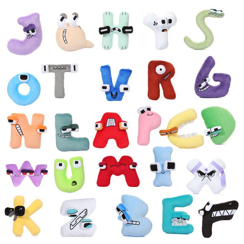 Alphabet Lore Letter A Plush Dolls Baby Educational Toys Home Decor Xmas Gift