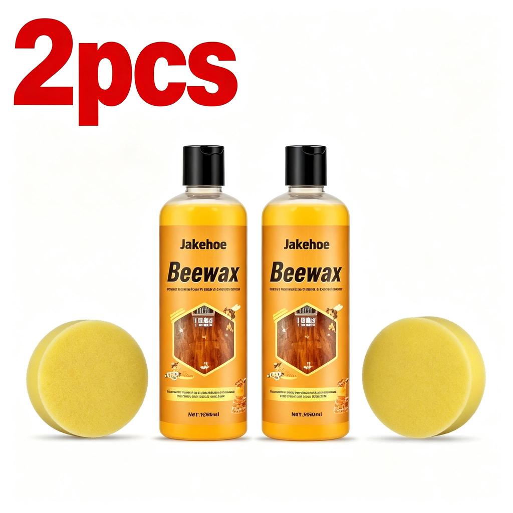 Jakehoe Spray Cera d'Api Lucidante per Mobili Detergente per Legno per Soggiorno, Cucina e Pavimenti in Legno 100 ml