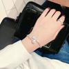 2 pieces Beautiful Fashion Pearl Open Choker Necklace and Bracelet Set Gift for Lover Fiancee Wife Mother Valentine