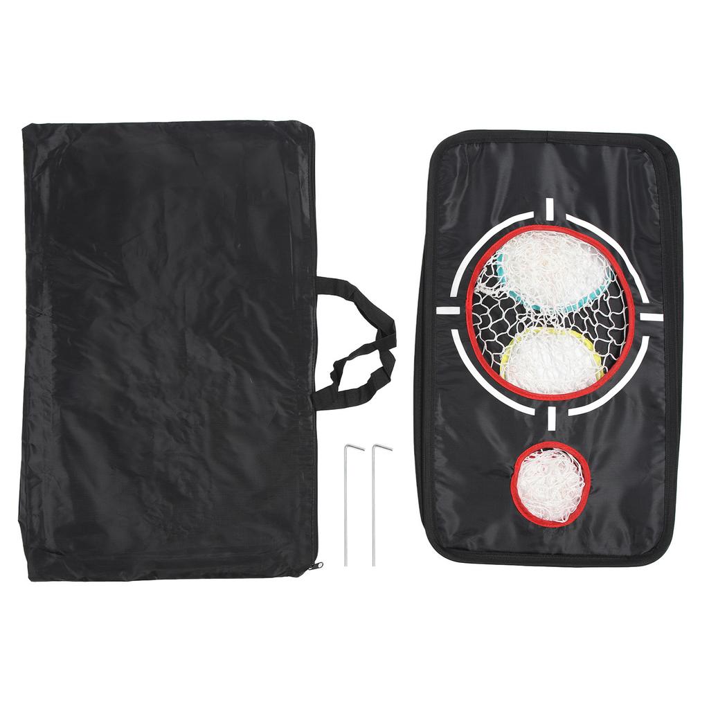 Siatka do chipowania golfa dwustronna lekka składana siatka celowa do golfa dla dokładności i praktyki swingu