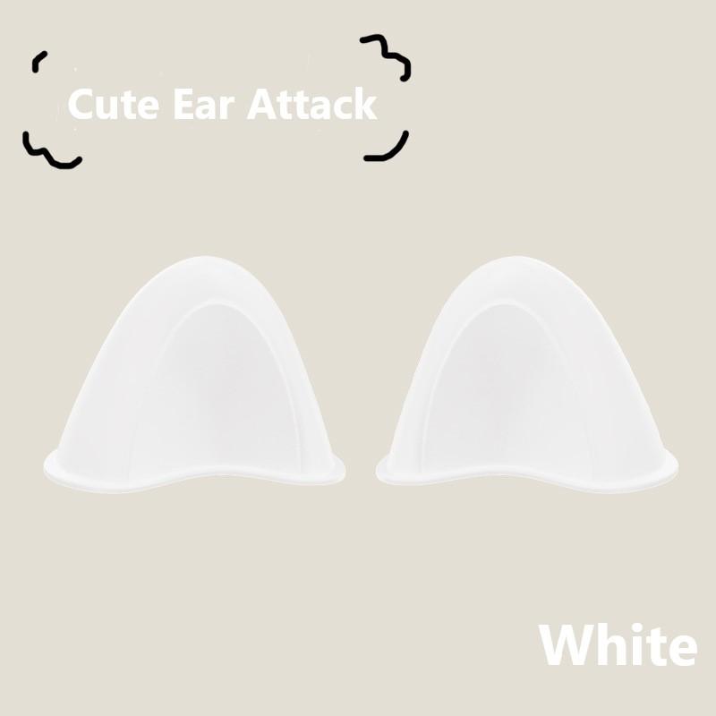 2PCS Helmets Decorative Factory Direct Supply of Motorcycle Electric Vehicle Accessories Cute Cat Ears Double-sided Stickers
