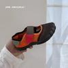 Summer Korean Kids Barefoot Shoes for Girls Contrast Low Top Mesh Casual Sneakers