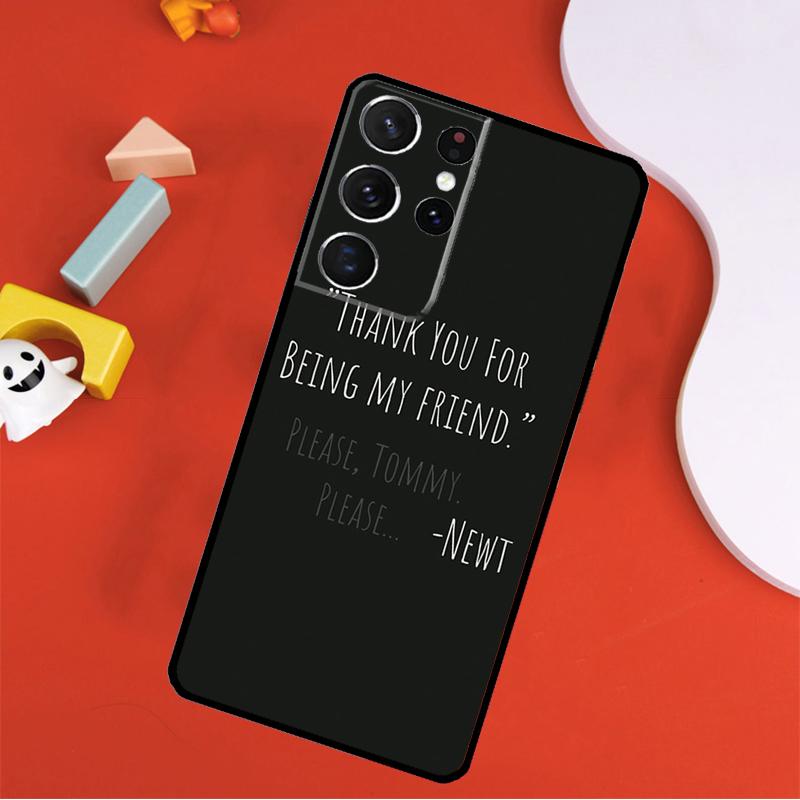 The Maze Runner Qoutes Phone Case For Samsung Galaxy S25 Ultra S24 Ultra S9 S10 S20 S21 S22 S23 Plus S24 FE Cover