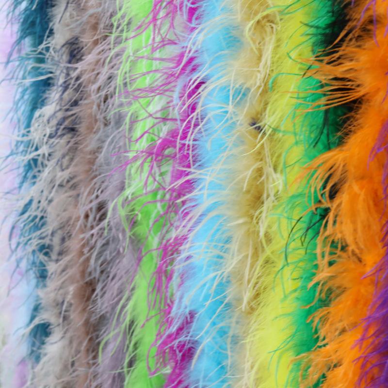 Ostrich Top Single Layer, Colorful Feather Wedding Dress Stage Decoration Diy Accessories Large Feather