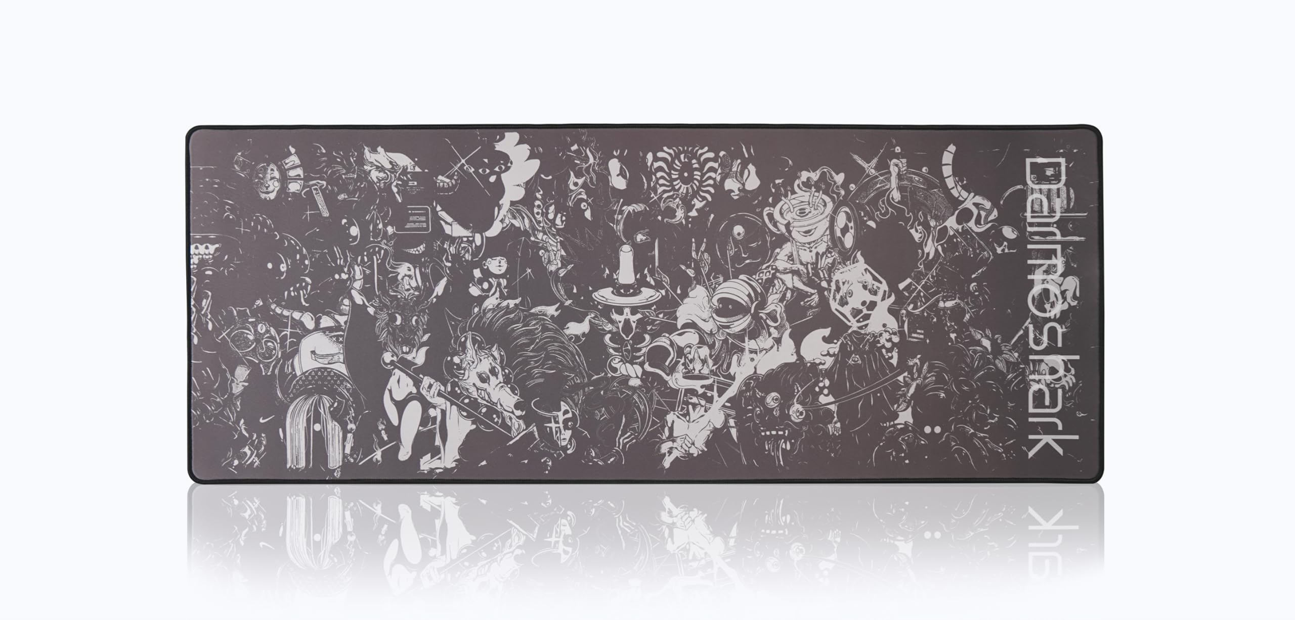 

Darmoshark Большой коврик для мыши Настольный коврик Размер XL 900 x 350 мм PAD-2 белый