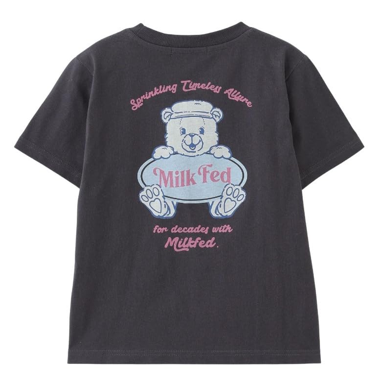 

Milkfed Casual BEAR COMPACT TEE in CHARCOAL Women s S/S