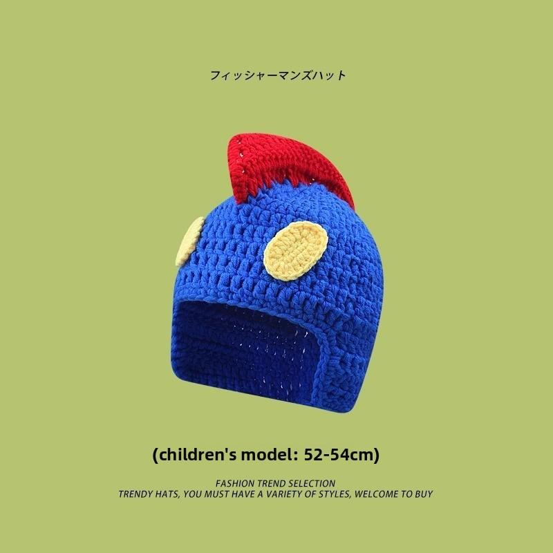 Shrek Face Mask Knit Cap With Soft Acrylic Material For Casual Winter Use