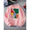 Kids Sweatshirt Trendy Crewneck Sweatshirt Featuring a Sunshine Abstract Art Print