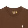 Polo Ralph Lauren Einfarbiges T-Shirt mit gesticktem Logo Rundhalsausschnitt Kurzarm Herren Tops Schokolade 710938686-008