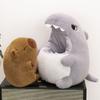 New shark capybara doll plush toy child doll activity gift funny creative company