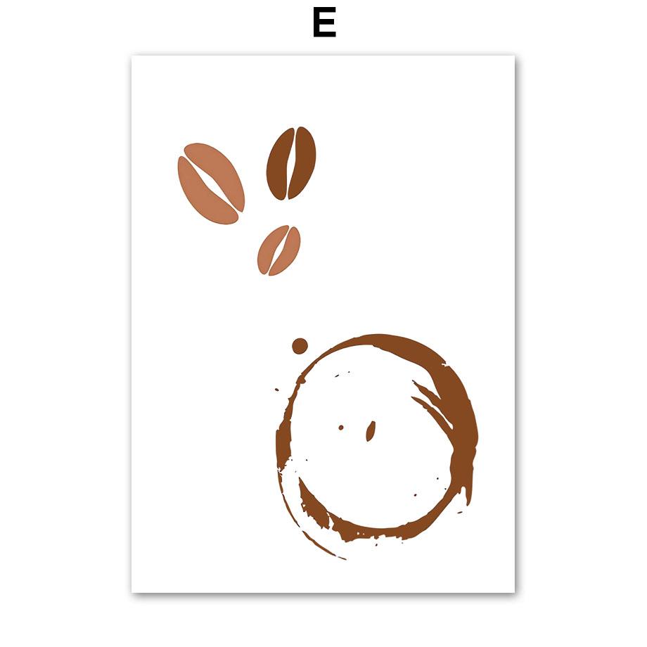 Coffee Minimalist Cups Coffee Culture Cafe Wall Art Prints Posters Nordic Canvas Paintings Picture  Kitchen Hotel Bar Home Decor