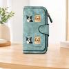 Border Collie Golden Retriever Long Zipper Wallet, Large Capacity Card Holder, Unisex Clutch Bag, Fashionable Zipper Coin Purse, Suitable for Daily