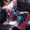 1pc Stitch Printing Blanket - Soft, All-Season Throw for Living Room, Bedroom,Personalized Gift with Adorable Cartoon Design