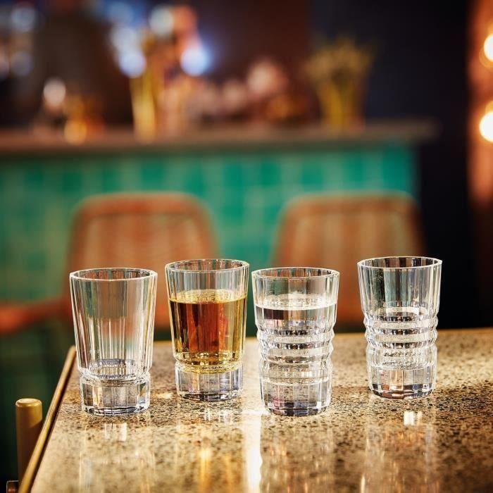 Shooters Vintage 6cl Architecte - Cristal d'Arques - Kwarx Au Design Vintage Cristal Look