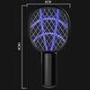 HANDUNYOU Foldable Electric Mosquito Swatter with Trap Light
