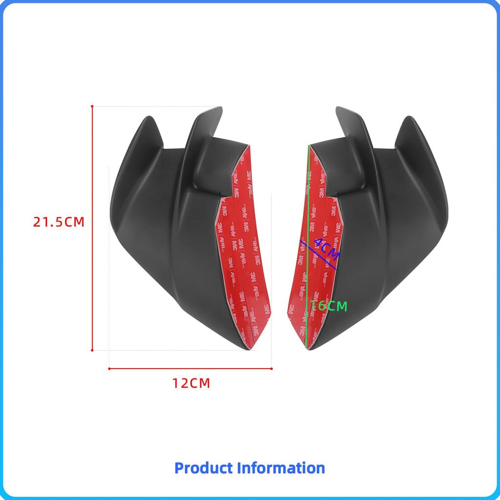 Motorcycle Winglet Wind Deflector Fairing Kit Kawasaki Ninja ZX-4RR ZX-4R ZX-25R 2019-2024 Winds Spoiler