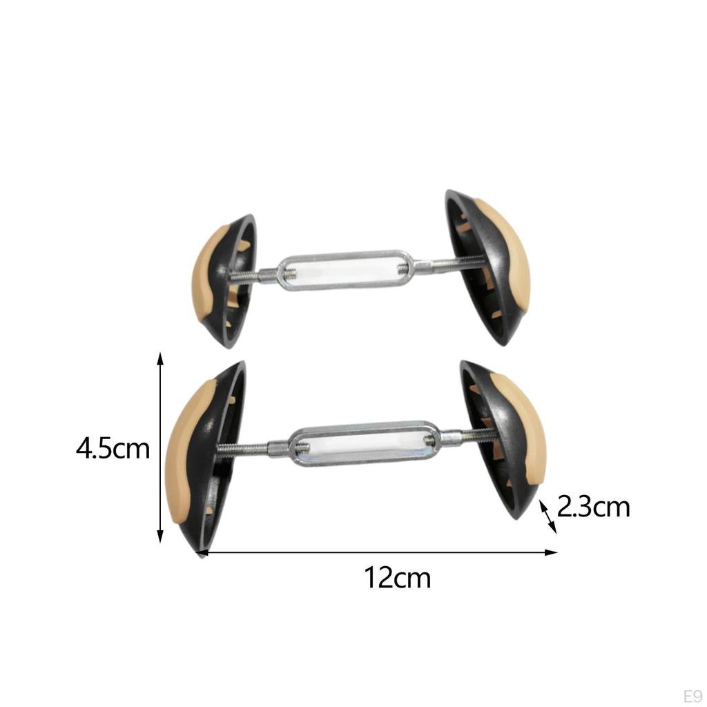 2 Pieces of Shoe Clamps, Tensioners, Prevents Wrinkle Formation, Practical, Adjustable Length,