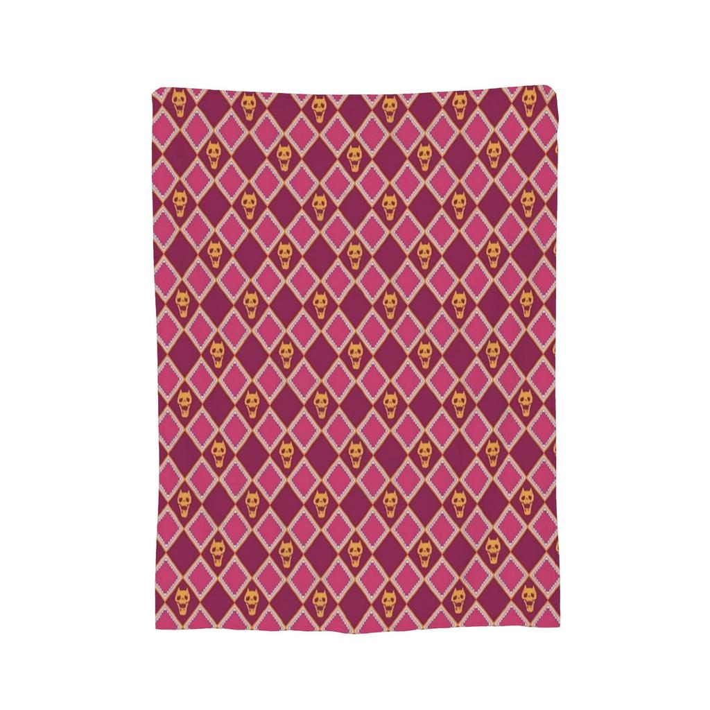 JoJo Golden Blankets Flannel J-JoJos Bizarre Adventure Breathable Ultra-Soft Throw Blankets for Home Car Quilt