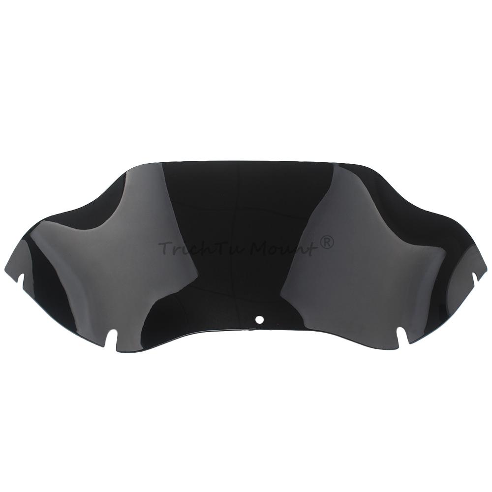 Motorcycle 9.5" Wave Windshield Fairing Deflector Cover Accessories For Harley Road Glide FLTR FLTRX Windshield Trim 1998-2013