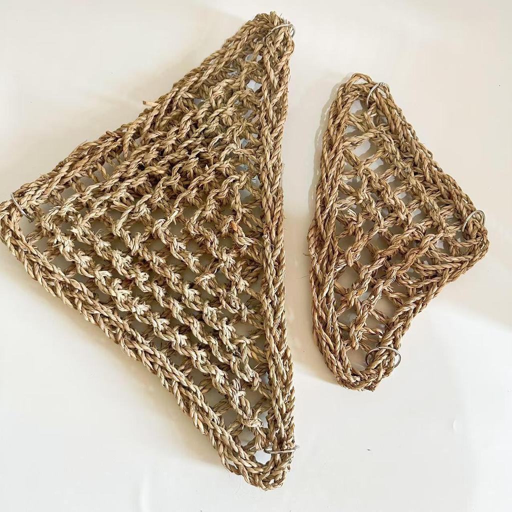 Parrot Moleskin Triangle Woven Swing Bed Hammock