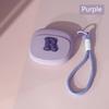 Letter Storage Bag Silicone Coin Purse Wallet with Lanyard Portable Data Cable Earphone Organizer Key Pouch Waterproof Wallets