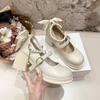 White Super Beautiful Fairy Style Mary Jane Small Leather Shoes Girl 2025 Autumn New Versatile Skirt Thick Heel Jk Single Shoes