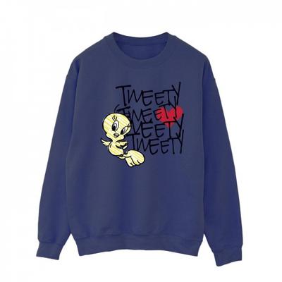 Erkek Tweety Love Heart Sweatshirt
