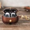 Waxed Cowhide Protective Case for Samsung Galaxy Buds 3 – Full Coverage, Drop-proof.