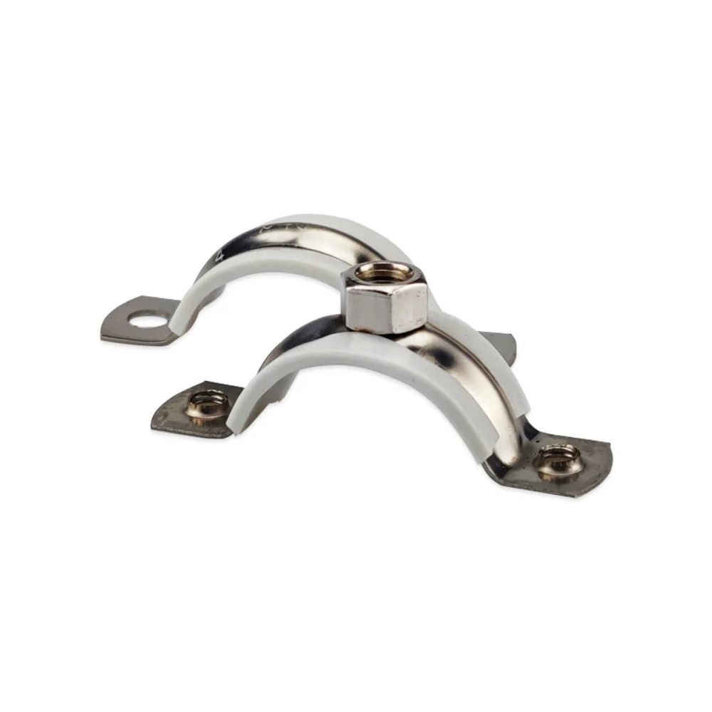 2Pcs Fastener Hardware Suspension Pipe Holder Pipe Fitting Tube Clip Bracket New Round Hose Clamp