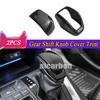 For Toyota RAV4 2019-2024 Gloss Black Titanium Style Gear Shift Knob Cover Trim