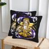 Knights Of The Zodiac Saint Seiya 2 Pcs Square Pillowcase Pillow Cover Cushion Decor Comfort Throw Pillow For Home Car