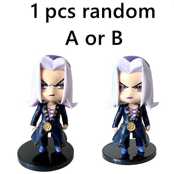 1 Pc Anime JOJO's Bizarre Adventure Golden Wind Action Figures Kujo Jotaro Narancia Ghirga Giorno Giovanna PVC Model Kid Toy