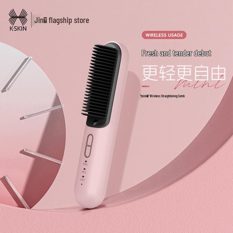 

Jin Dao Portable Wireless Dual-Use Straightening Comb with Negative Ions for High Volume, Fluffy Hair without Damage.